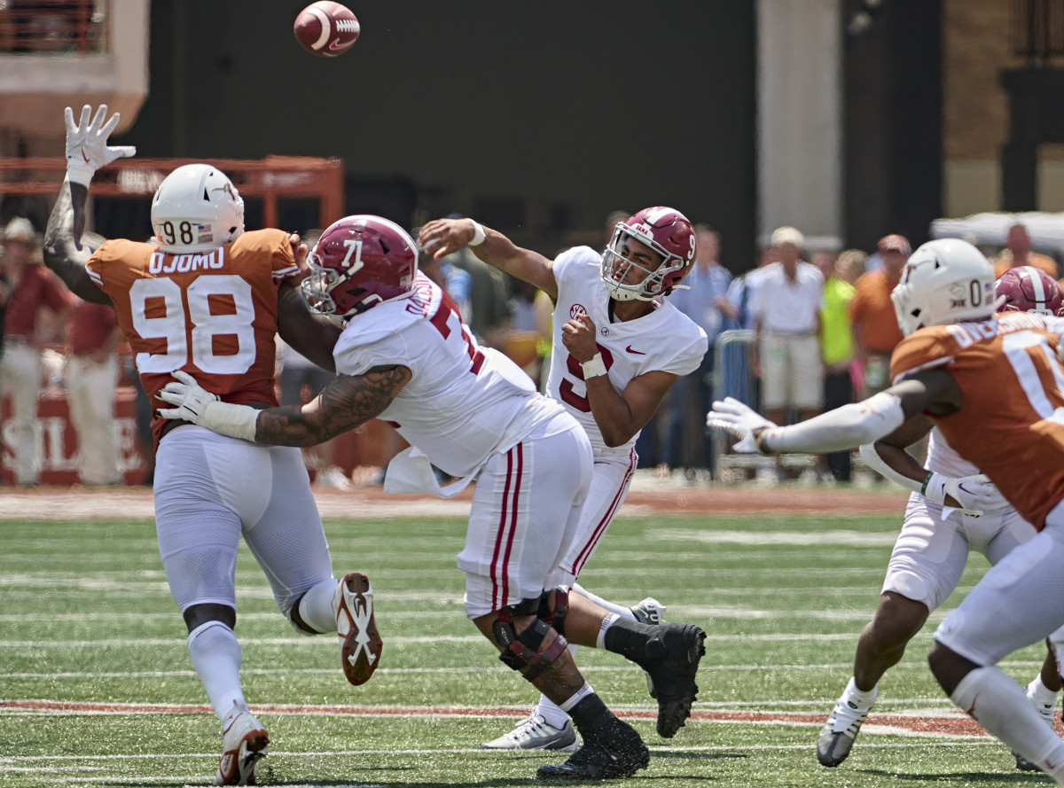 In college Young dispelled questions about his height by doing something no Alabama QB had done before: win the Heisman. 